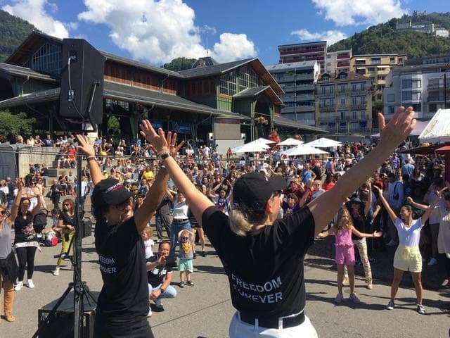 Flashmob organized by Freedom Forever Association